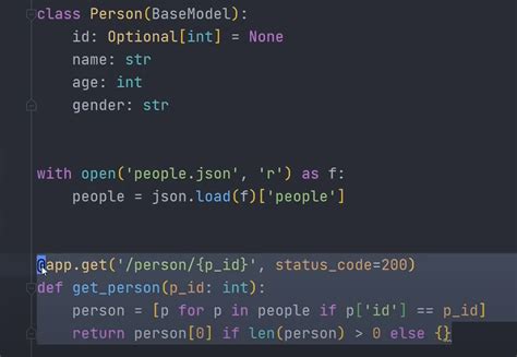 Fast API Python Simple Script に対する画像結果