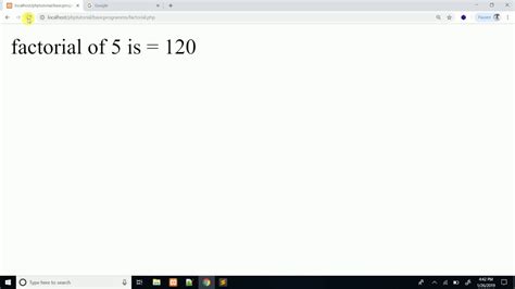 Image result for PHP Factorial Program