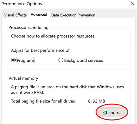 Image result for Adjust Virtual Memory