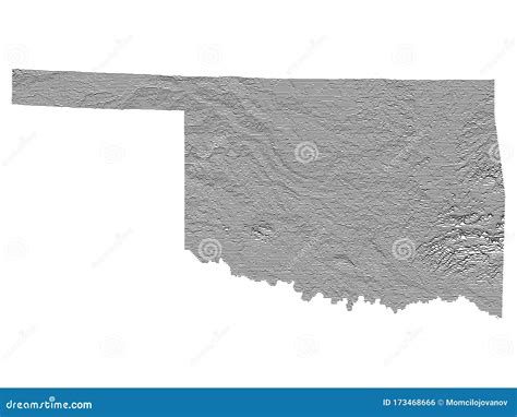 Image result for Oklahoma Relief Map
