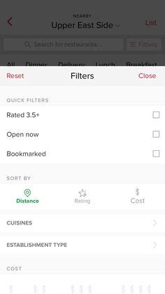 Image result for Mobile UI Sorting