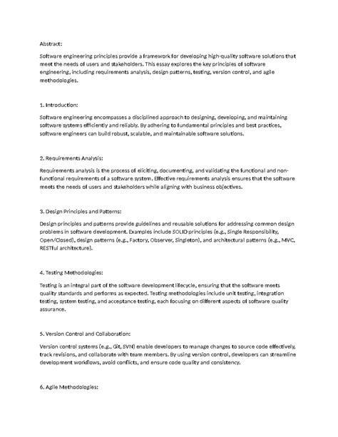 Toradh íomhá ar Analysis Principles in Software Engineering
