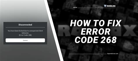 Image result for Roblox Error Code 268 PC