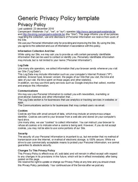 Image result for Primary School Privacy Policy Template