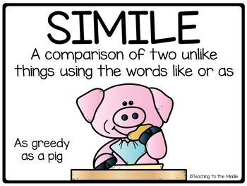 Image result for Simile Poster Examples