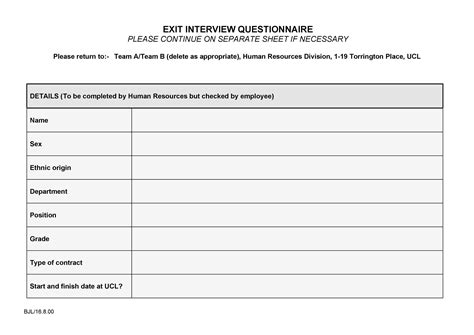 Image result for Client Exit Interview Form