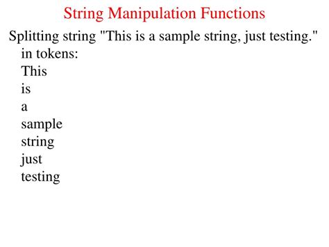 Bildergebnis für String Manipulation Functions