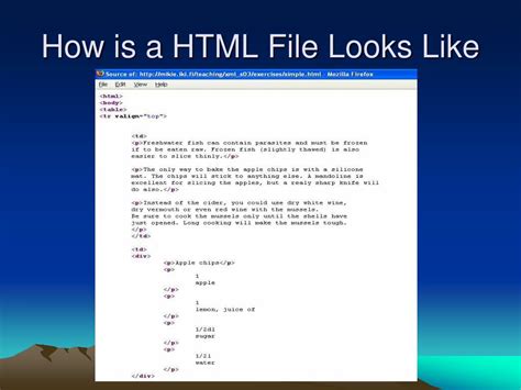 Toradh íomhá ar What Does HTML File Lok Like On Website