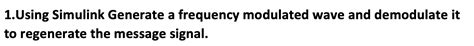 Image result for Simulink Question On Frequency Modulation