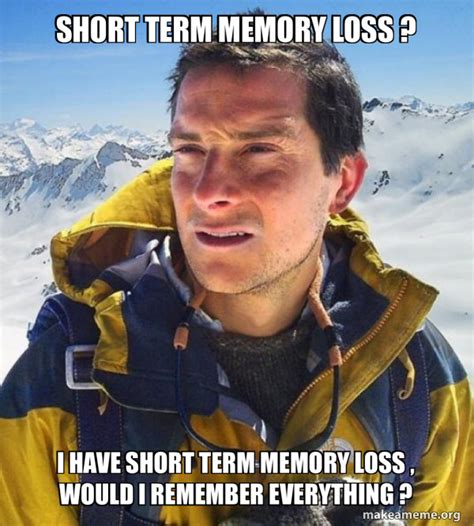 Image result for Short-Term Memory Meme