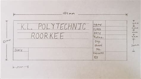 Image result for Engineering Drawing Title Block