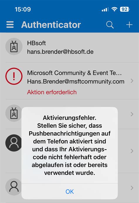 Image result for Handy Authenticator 1200 Fehlercode