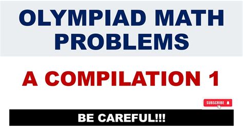 Image result for Olympic of Mathmatics Most Difficult Problems