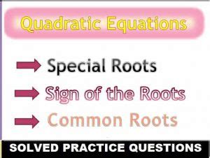 Image result for Quadratic Equations Class 11 ISC