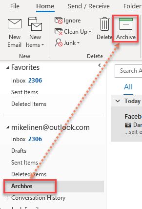 Find Archived Emails Outlook に対する画像結果
