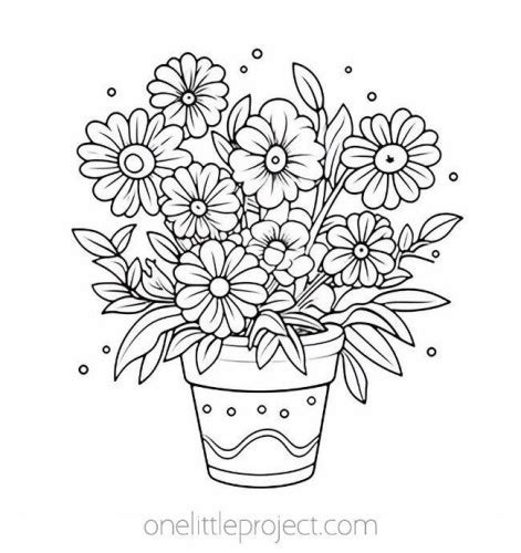 Color Flower Coloring Pages に対する画像結果