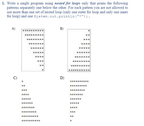 Toradh íomhá ar Nested Loop C 123456 Design Printing