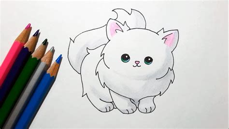 Toradh íomhá ar How to Draw a Cute Cat