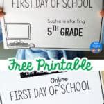 Image result for Free First Day of Remote Learning Signs