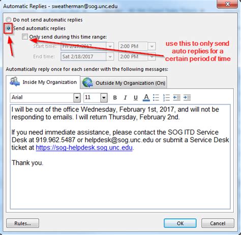 Toradh íomhá ar Out of Office Automatic Email Reply