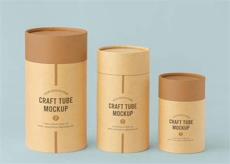 Image result for Cylinder Paper Box Mockup PSD Free Download