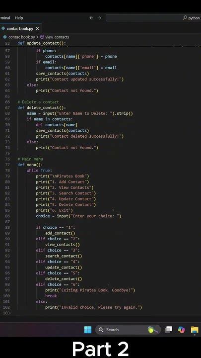 Image result for Python Creating a Contact Book