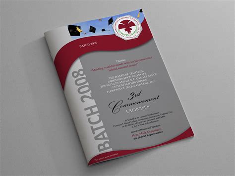 Image result for Graduation Program Cover Template
