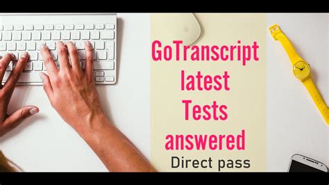 Toradh íomhá ar Go Transcript Test Answers