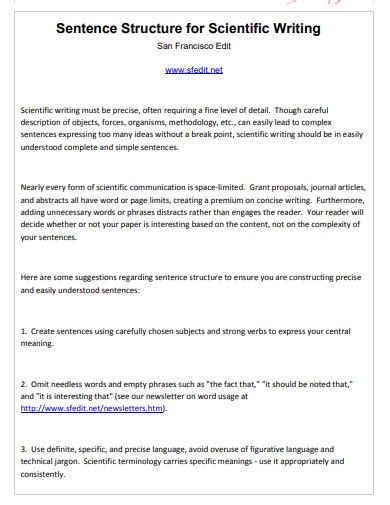 Image result for College Sentence Structure Examples