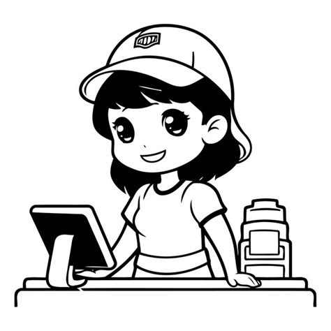 Image result for Computer Girl Cartoon