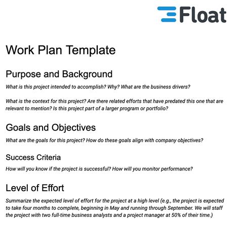 Image result for Project Work Plan