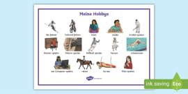 Toradh íomhá ar Hobbies in German