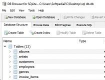 Image result for DB Browser for SQLite Database Structure