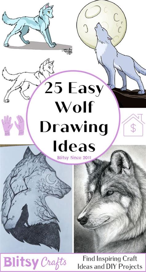 Image result for Simple Wolf Drawing