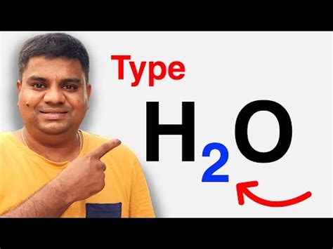 Image result for H2O Subscript