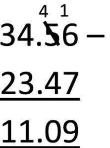 Image result for How to Do Standard Algorithm Subtraction