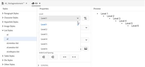 Toradh íomhá ar Nested Bulleted List HTML