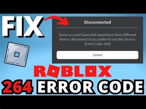 Roblox Disconnected Error Code 274 に対する画像結果