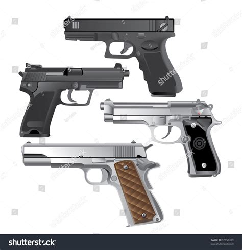 Image result for 2D Pistol Vector