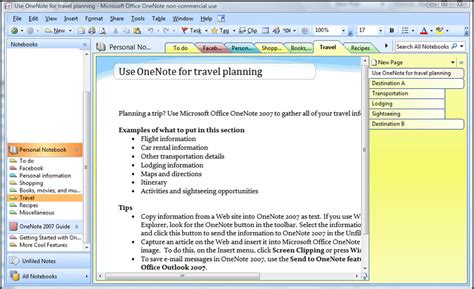 Image result for Sample OneNote Screen Shot