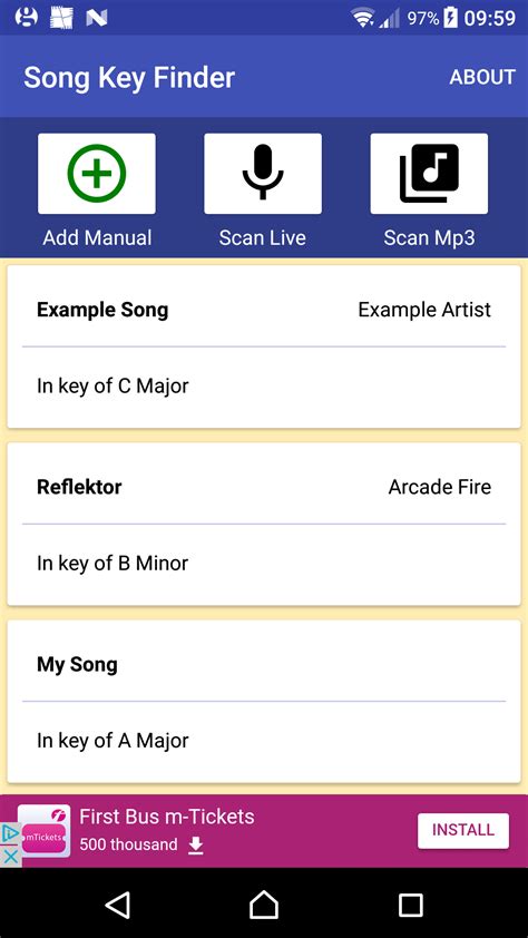 Song Key Finder - App on Amazon Appstore