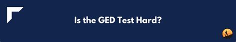 Image result for Is a GED Test Hard