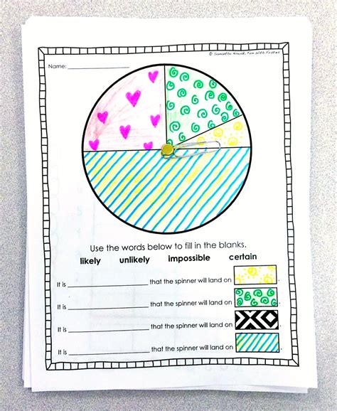 Image result for Color Spinner Probability