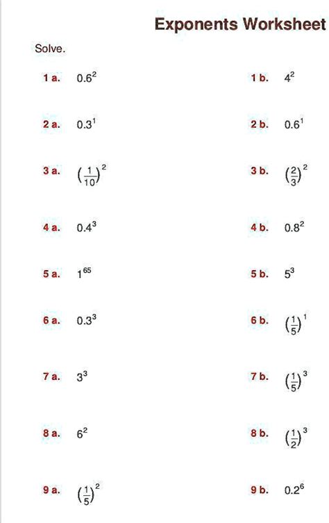 Image result for Exponents Questions
