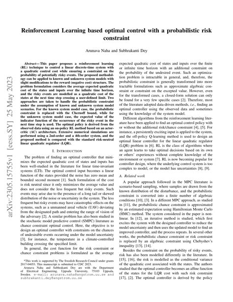 Image result for Reinforcement Learning Optimal Control