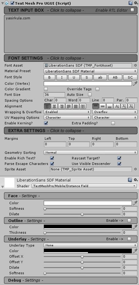 Image result for Unity Input Field Text Mesh Pro