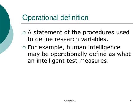 Image result for Operational Definition Slide