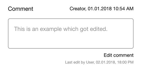 Add Comment UX に対する画像結果