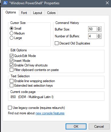 Image result for Windows PowerShell Paste Kye