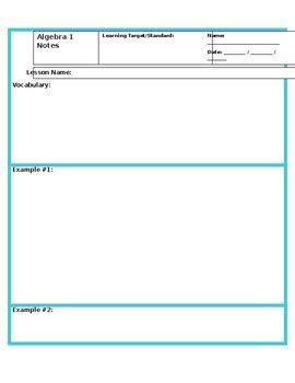 Learning Plan Note Template に対する画像結果
